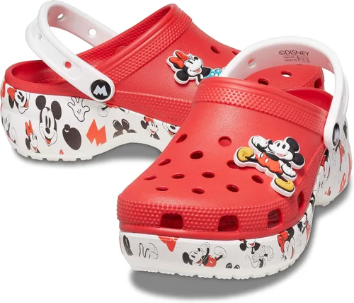 Miniatura 6 de Crocs Zuecos clásicos de plataforma Mickey para mujer