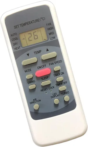 Miniatura 2 de Nuevo control remoto de repuesto para Goodman TGM Midea Miller UL-R51M/E R51I11/BGE R51/CBGE R51/CE R51D/E R51M/E R51M/CE (B) R51L4/BGE R51I4/BGE