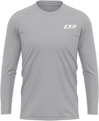 Miniatura 194 de Camisa deportiva de manga larga oficial de la NCAA Collegiate para hombre, con logotipo en el pecho izquierdo, colección Athletic Heather