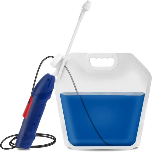 Miniatura 8 de Pulverizador de batería con funda, pulverizador plegable multiusos que se fija fácilmente a la mayoría de jarras de galón para jardinería, césped
