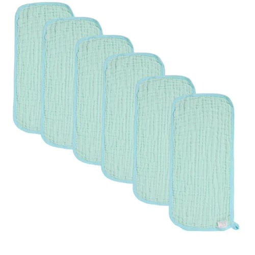 Miniatura 9 de norinori Paños de muselina para bebé, paquete de 6 paños de muselina para eructos, pañuelos, grandes, 20 x 10 pulgadas, extra suaves, absorbentes