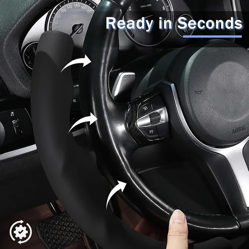 Miniatura 5 de Funda de volante para BMW X3 (2014-2017) X5 (2014-2018) Serie 3 (2012-2019) Serie 5 (2014-2016) 328i 320i 330i 325i 528i 535i 530i 540i M3 2 36/38