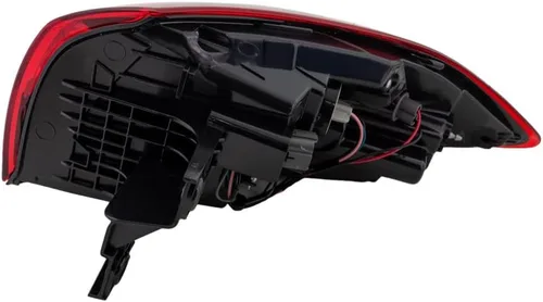 Miniatura 2 de KarParts360 Luz trasera para Hyundai Tucson 2019 2020 2021 lado del conductor, exterior Con bombillas Lente transparente y roja Reemplazo