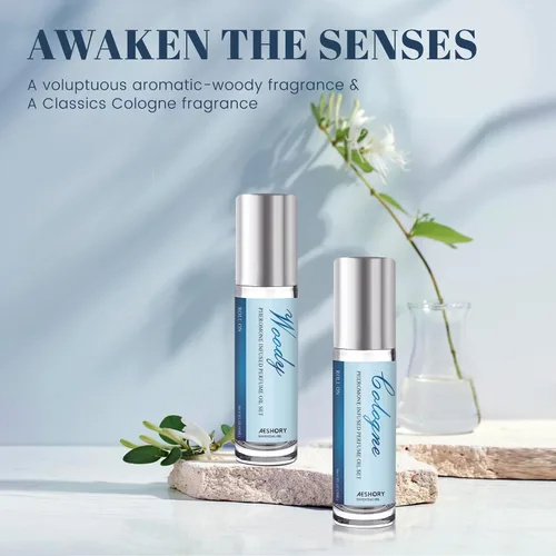 Miniatura 5 de Aeshory Perfume de feromonas para hombres – 2 piezas de colonia de feromonas enrollables, aromas de larga duración, atracción feromonas infundidas
