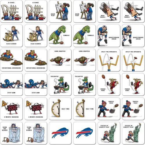Miniatura 2 de YouTheFan NFL Memory Match Licensed Memory Match Game