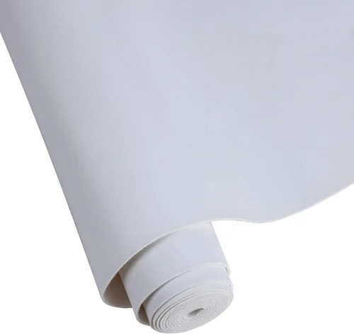 Miniatura 14 de Hojas de cuero sintético para manualidades, un rollo de superficie lisa, hojas de tela de cuero de 12 x 53 pulgadas (11.8 in x 53.1 in) pulgadas