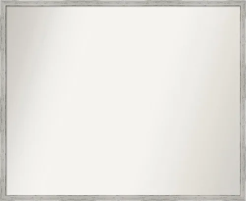 Miniatura 445 de Amanti Art Espejo de baño blanco para sobre el fregadero, 32 x 45 pulgadas, espejo de tocador rectangular blanco esbelto, marco de madera moderno