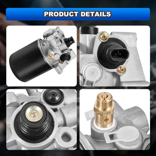 Miniatura 2 de AUTOBABA Conjunto de Secador de Aire R955079 con Cartucho Coalescente Compatible con Sistema Meritor System Saver R955300, 955300, 955079