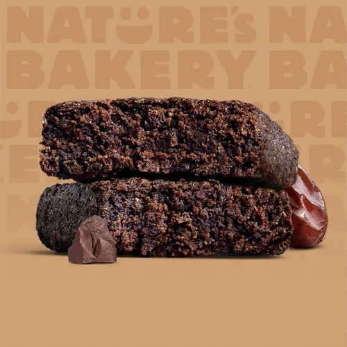 Miniatura 6 de Nature’s Bakery Barras de Brownie de Doble Chocolate, Granos Enteros, Dátiles y Cacao, a Base de Plantas, Sin Lácteos, Barra de Snack, 1 caja con 12