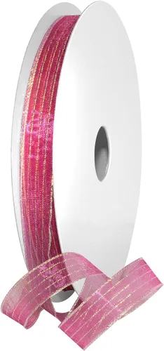 Miniatura 18 de Morex Ribbon Harmony Metallic, envoltura de regalos, decoración de boda, lazos, brillo brillante, 5/8" x 50 yardas, aguamarina