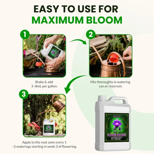 Miniatura 5 de Humboldts Secret Flower Stacker - El mejor alimento para plantas – Deja que tus flores maduren hasta su máximo potencial.