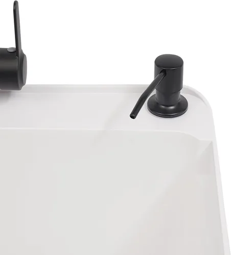 Miniatura 7 de Fregadero utilitario, fregadero de lavandería independiente, bañera de lavandería que ahorra espacio, fregadero portátil, lavabo de mano para Blanco
