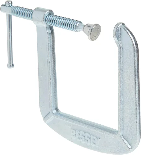 BESSEY CM34DR gota forjada, abrazadera en C, 3 pulgadas x 4-1/2 pulgadas, abrazadera C de alcance profundo