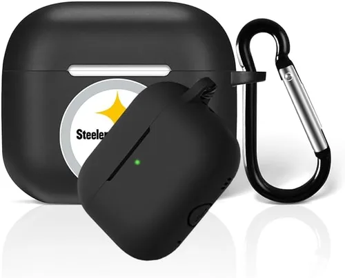 Miniatura 3 de Funda protectora de silicona para 49ers compatible con AirPods de 1ª/2ª generación, funda de carga, llavero