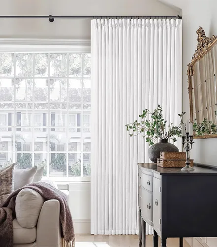Miniatura 237 de Cortinas de lino natural con pliegues fruncidos de 120 pulgadas de largo para sala de estar, cortinas plisadas con ganchos y lengüeta trasera