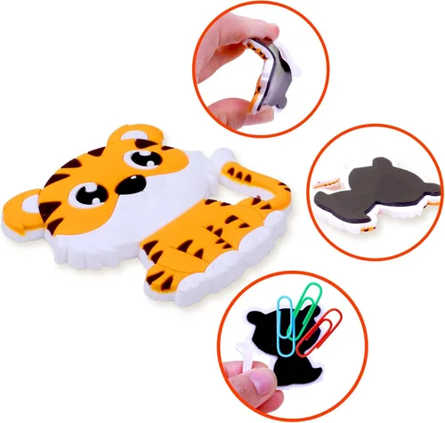 Miniatura 8 de SUPINEEDO Imanes de Nevera para Niños, Imanes de Nevera de Animales para Niños Pequeños de 1 a 3 años, Imán de Respaldo Completo para Bebés, Lindos