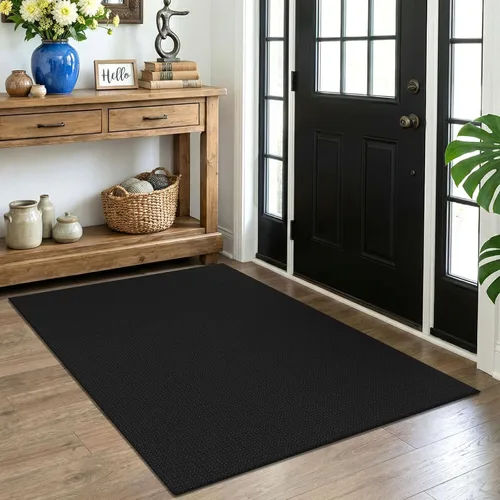 Miniatura 21 de EARTHALL Alfombra de pasillo 3x14 pies, alfombras lavables extra largas para pasillos, tejidas, antideslizante, alfombra trenzada para entrada