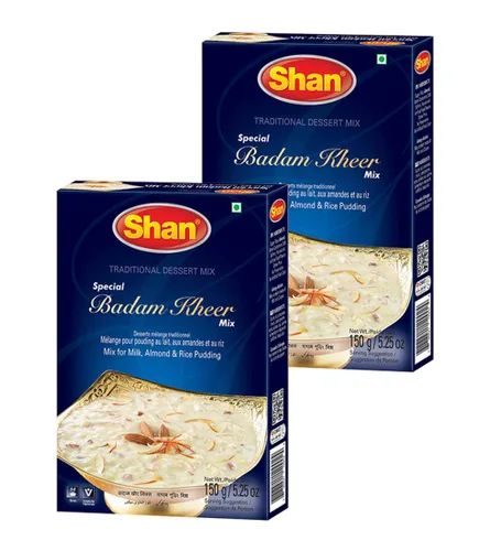 Miniatura 21 de Shan Polvo de crema de mango, 7.05 oz, postre esencial para cualquier ocasión, apto para vegetarianos, bolsa hermética en una caja (paquete de 3)