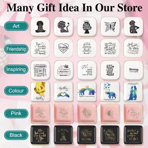 Miniatura 7 de Littlefa To My MiMi - Bandeja decorativa para anillos de cerámica para abuela, regalo significativo para abuela de nieto, regalo único para abuela