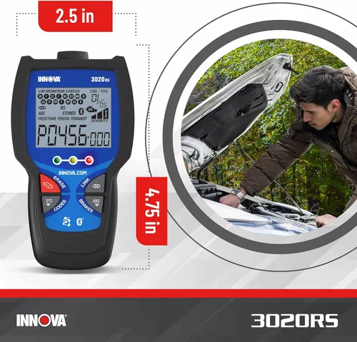 Miniatura 8 de INNOVA 3020RS Lector de códigos de motor de verificación rápido y fácil de usar, herramienta de escaneo OBD2 para ABS Clear con recomendaciones