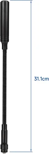 Miniatura 7 de Bingfu Antena de radio de jamón de alta ganancia VHF UHF 136-174mhz 400-520mhz amateur Walkie Talkie CS Antenas tácticas de cuello de cisne