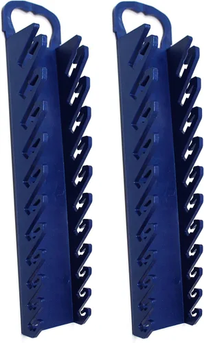 Miniatura 4 de Kit de bandeja organizadora de 11 herramientas para llaves rechonchas o de línea (kit de 4 piezas, negro y azul)