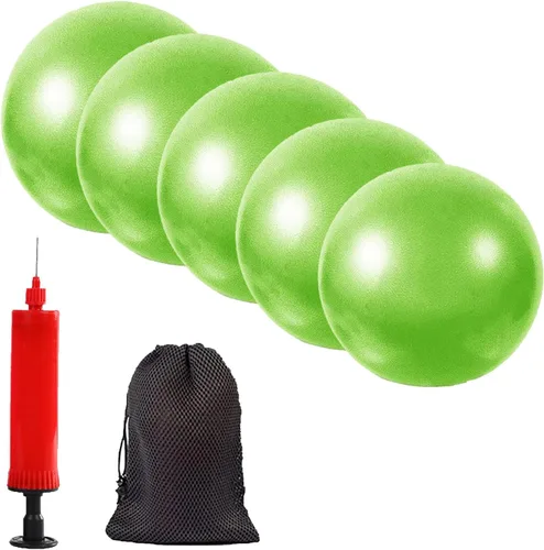 Miniatura 10 de Pelota de ejercicio de pilates de 6 pulgadas para yoga, Barre, fitness y terapia física, mini pelota de equilibrio suave para entrenamientos