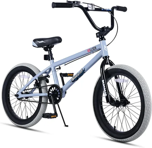 Miniatura 20 de vollsch Bicicletas BMX Freestyle de 18 y 20 pulgadas para adolescentes de 6 a 15 años de edad, niños, niñas, principiantes con palanca, varios