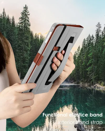 Miniatura 6 de DTTO para iPad de 9.7 pulgadas 5ª/6ª generación 2018/2017, funda con soporte para Apple Pencil, funda de cuero premium tipo folio con soporte