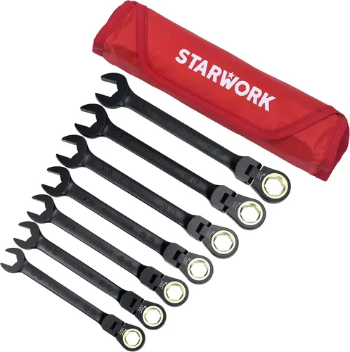Miniatura 12 de STARWORK TRUE MECHANIC™ Juego de llaves de trinquete (5 piezas 120T FLX)