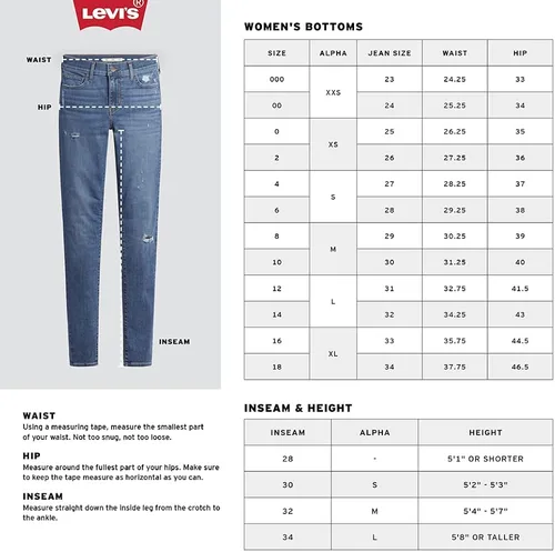 Miniatura 3 de Levis 721 - Jeans ajustados de tiro alto para mujer