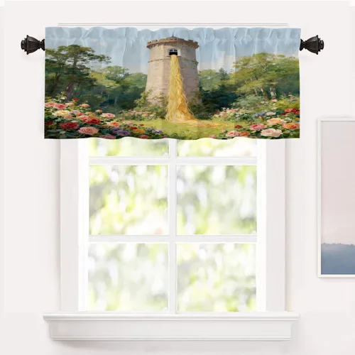 Miniatura 82 de Shrahala Cortinas de hojas de arce otoñales para ventanas de cocina, hojas rojas ardientes, fondo marrón, paneles de cortina de ventana de poliéster
