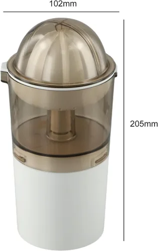 Miniatura 4 de Exprimidor eléctrico de cítricos con conos de acero inoxidable, extractor de jugo de naranja silencioso de gran capacidad, máquina exprimidora