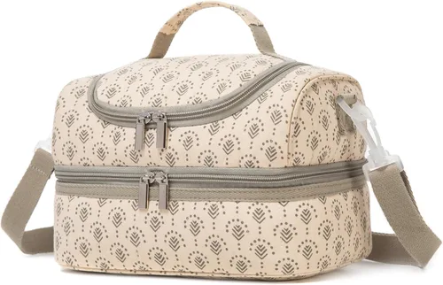 Miniatura 11 de Bolsas de Almuerzo Tote de Doble Compartimento para Niños, para Niños y Niñas, Loncheras para Niños Pequeños, Preescolar, Niños Pequeños, Jardín