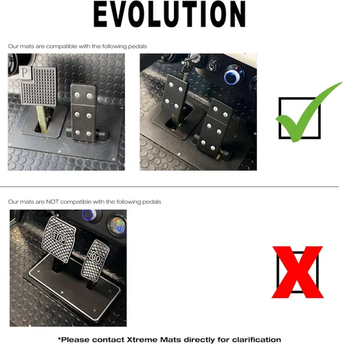 Miniatura 3 de Alfombrilla de goma compatible con modelos Evolution Classic Plus/Pro, Forester, Turfman (17-22) de carrito de golf Protección de revestimiento