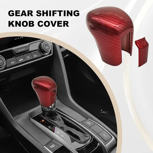 Miniatura 5 de Compatible con Honda Civic de 10ª generación Sedan Hatchback Coupe 2021 2020 2019 2018 2017 2016 CVT Transmisión automática Accesorios para palanca