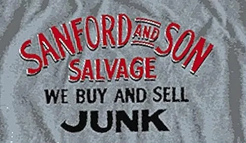 Miniatura 2 de Sanford and Son "Compra y venta de la camiseta de chatarra gris