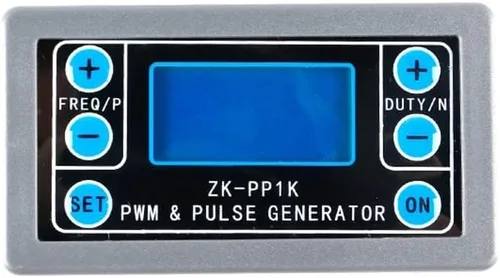 Miniatura 3 de Generador de señal ZK-PP1K Onda cuadrada Modo dual LCD PWM Pulso Frecuencia Ciclo de trabajo Módulo ajustable 1 canal 1Hz-150KHz