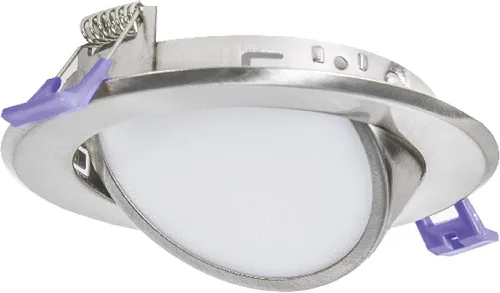 Nadair, Luces LED empotrables ultra delgadas de 4 pulgadas, 1 paquete, clasificación IC, regulable, 9 W = 50 W, 550 lúmenes, 4000 K (blanco frío),