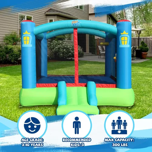 Miniatura 5 de Action Air Casa de la rebote, gorila inflable al aire libre con soplador, gran área de salto castillo animoso para niños