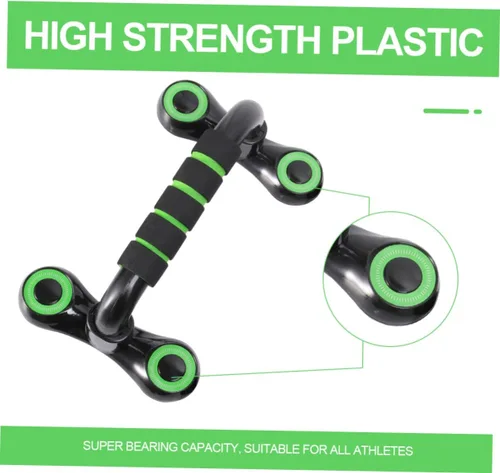 Miniatura 3 de Garneck Barras de flexión para hombre, resistentes soportes de flexión, marco portátil, mango antideslizante para entrenamiento de tríceps de pecho
