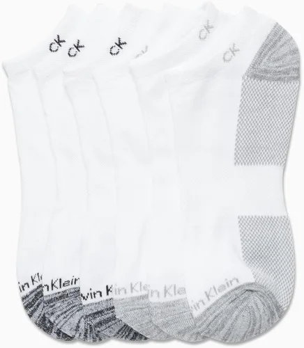 Miniatura 42 de Calvin Klein Calcetines para hombre, mezcla de algodón, acolchados, sin talla, forro de calcetines atléticos (6 unidades)