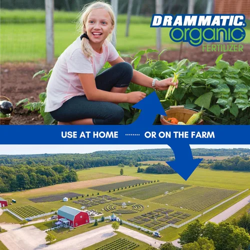 Miniatura 3 de Dramm Drammatic® Organic™ Fertilizante original 2-4-1, fertilizante líquido hidrolizado para pescado, para verduras, flores y frutas, 1 galón