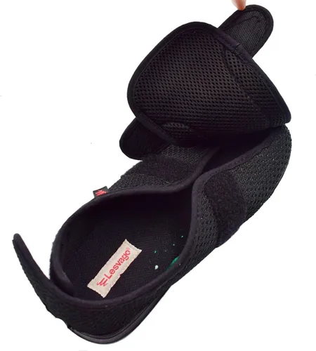 Miniatura 7 de WLESVAGO - Zapatillas diabéticas para mujer con cierres ajustables para pies hinchados