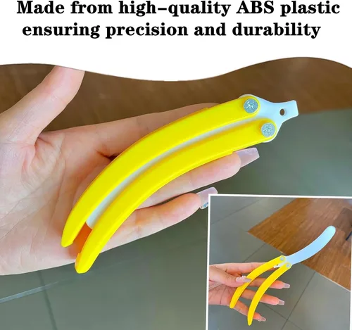 Miniatura 4 de Cuchillo de mariposa de plátano, cuchillo de mariposa resistente para entrenamiento y ejercicio al aire libre