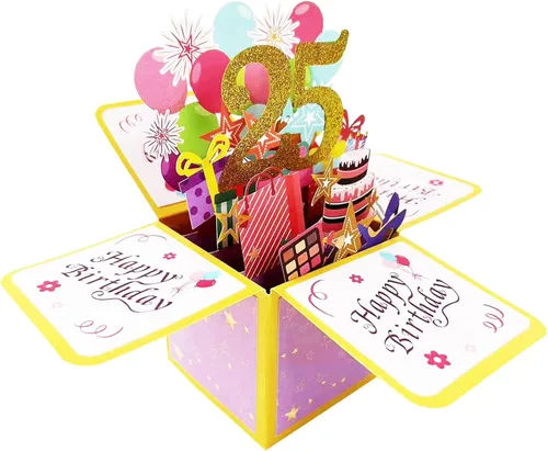 Miniatura 12 de Asmallgf Dulce Tarjeta de Cumpleaños Desplegable del 12º Cumpleaños para Niña y Niño, Gran Regalo de Cumpleaños de 12 Años para Hija, Sobrina