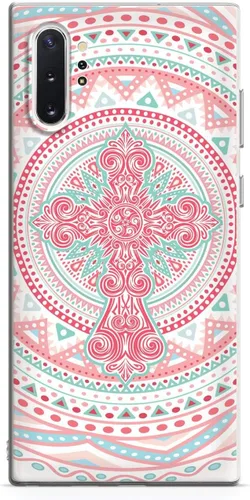 Miniatura 15 de Inspired Cases - Compatible with iPhone Xs Max Case - 3D Textured Protective Phone Case for Apple iPhone Xs Max - Ornate Cross - Coral and Mint