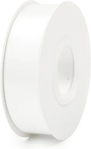 Miniatura 3 de Cinta de satén blanca de 1 pulgada de doble cara, 25 yardas para envoltura de regalos, ramo de novia, decoración de boda, decoración de fiesta