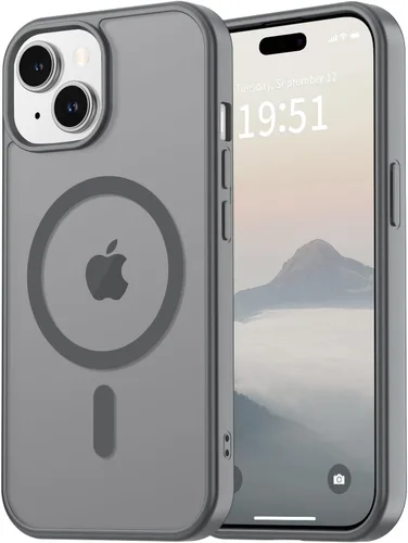 Miniatura 111 de vnnink para iPhone 12 y iPhone 12 Pro, funda de teléfono celular translúcida con protección contra caídas de grado militar, mate magnética