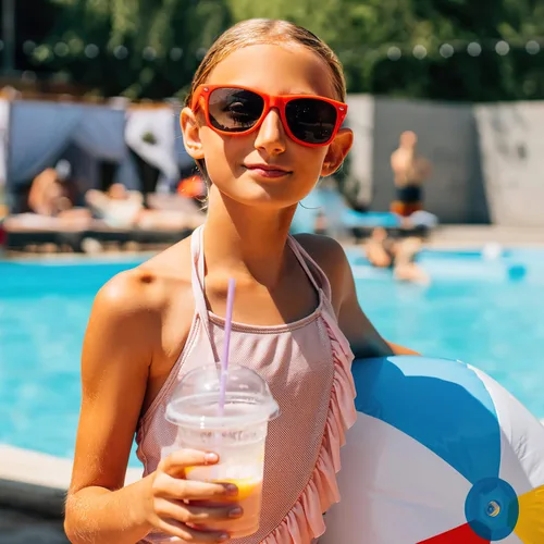 Miniatura 5 de MIAHART Gafas de sol para niños, colores neón, recuerdos de fiesta para niños y niñas, verano, playa, piscina, cumpleaños, graduación, regalos